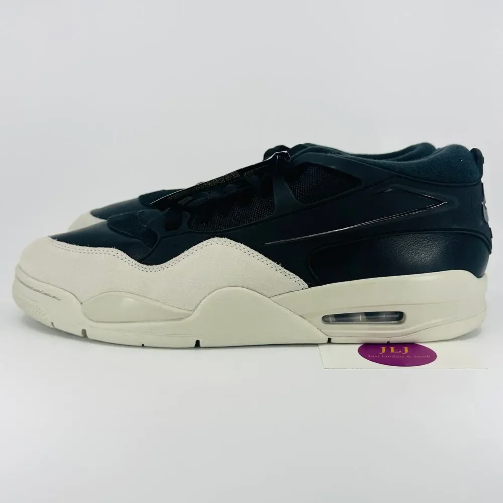 Nike Air Jordan Men's 4 RM Sneakers 'Black Light Bone' FQ7939-001 Size 14